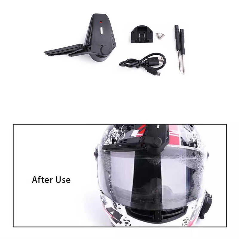 New universal motorcycle helmet electric windshield wiper motorcycle