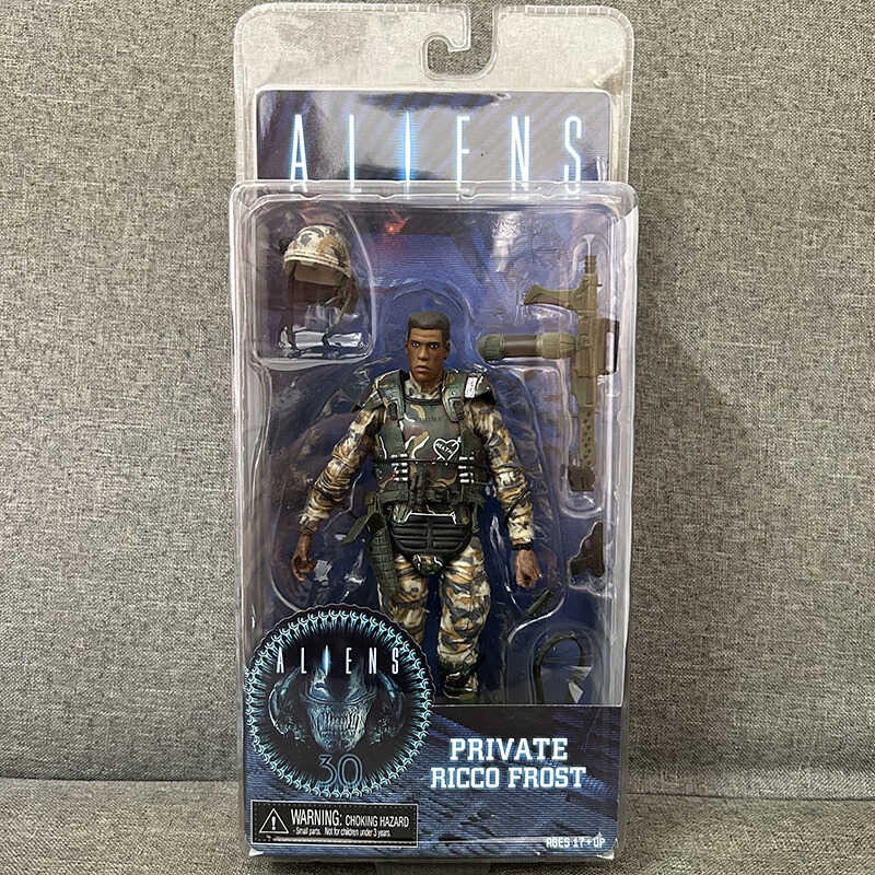 NECA Alien Vs. Predator AVP Private Ricco Frost Aliens Soldiers 7 Inch ...