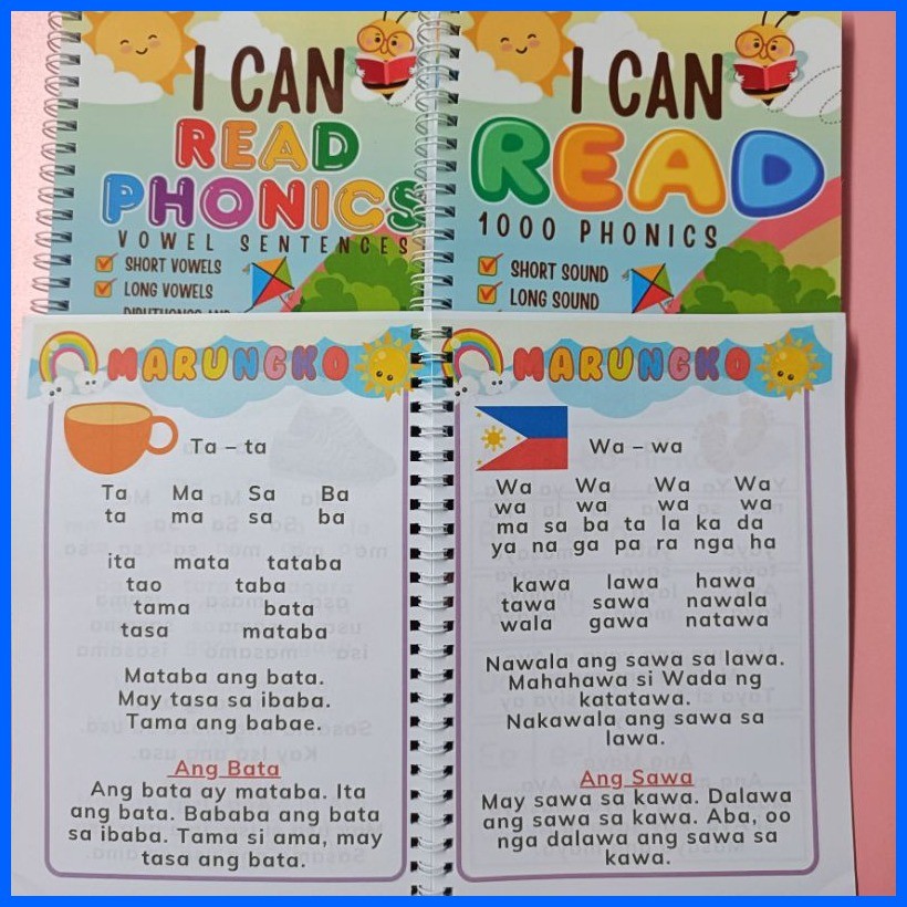 Tara na at Magbasa sa Filipino, Pagsasanay sa Pagbasa, Marungko ...