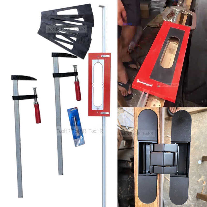 Installation Kit at 3pcs Mortiser Template Door Frame Hinge na may 100cm Backing 2 clip Shopee