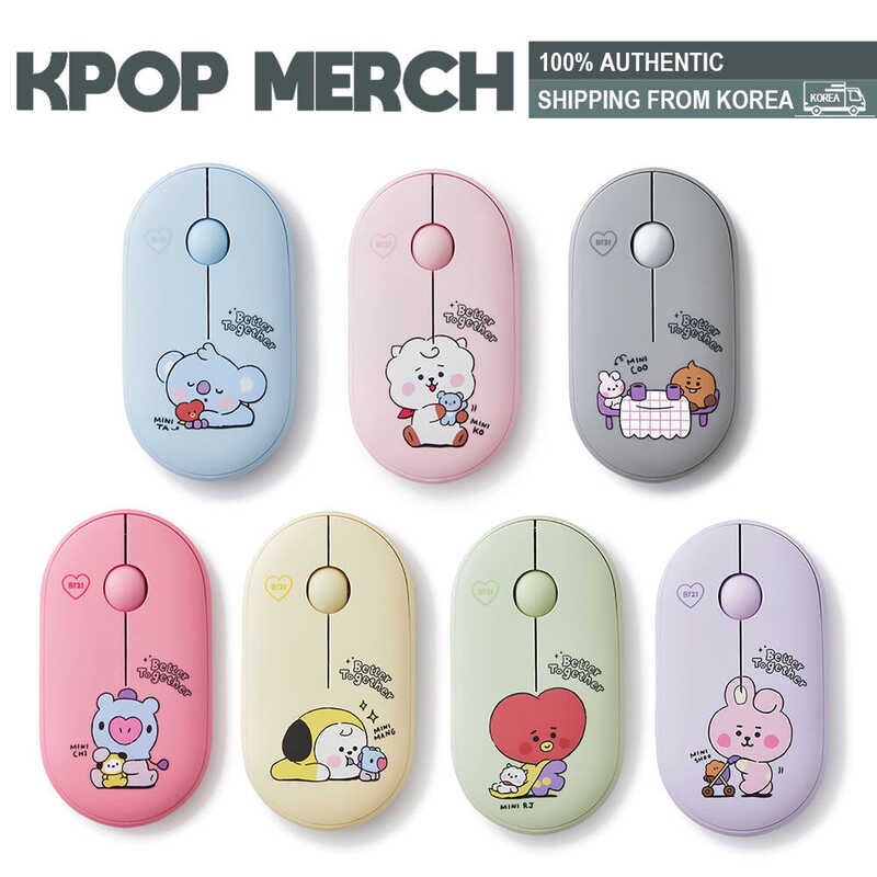 Bt21 - Multi Pairing Wireless Mouse [My Little Buddy] | Shopee Philippines