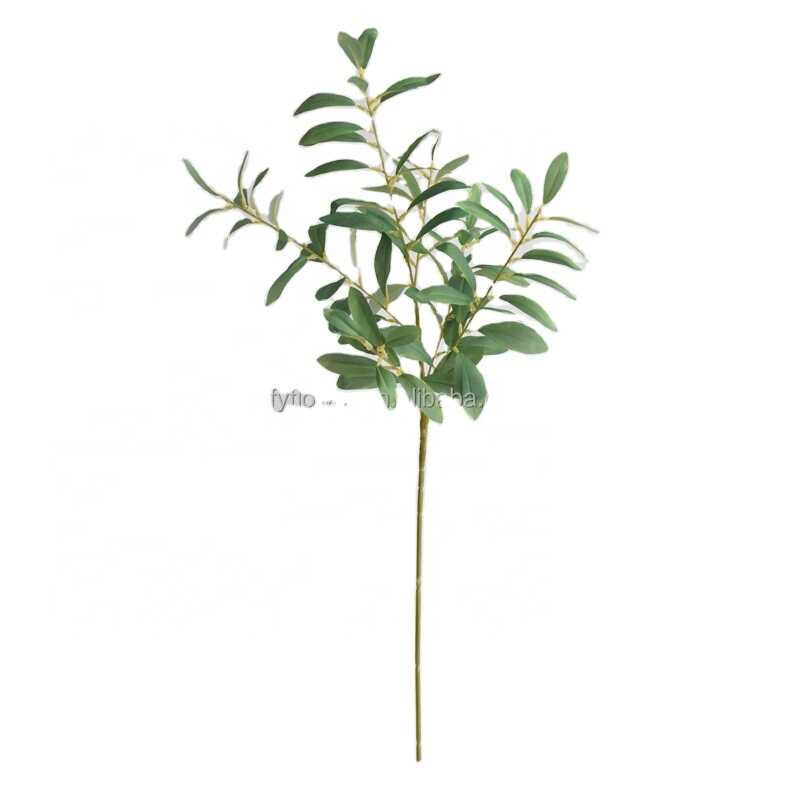 Zhangjiie Fuyuan Yiwu Artificial Plants Silk Leaves Rhododendron Spray ...