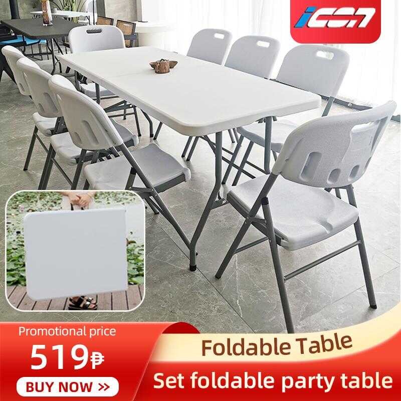 ICON Foldable Table 180Cm Computer Gaming Tea Study Desk Dining Office ...
