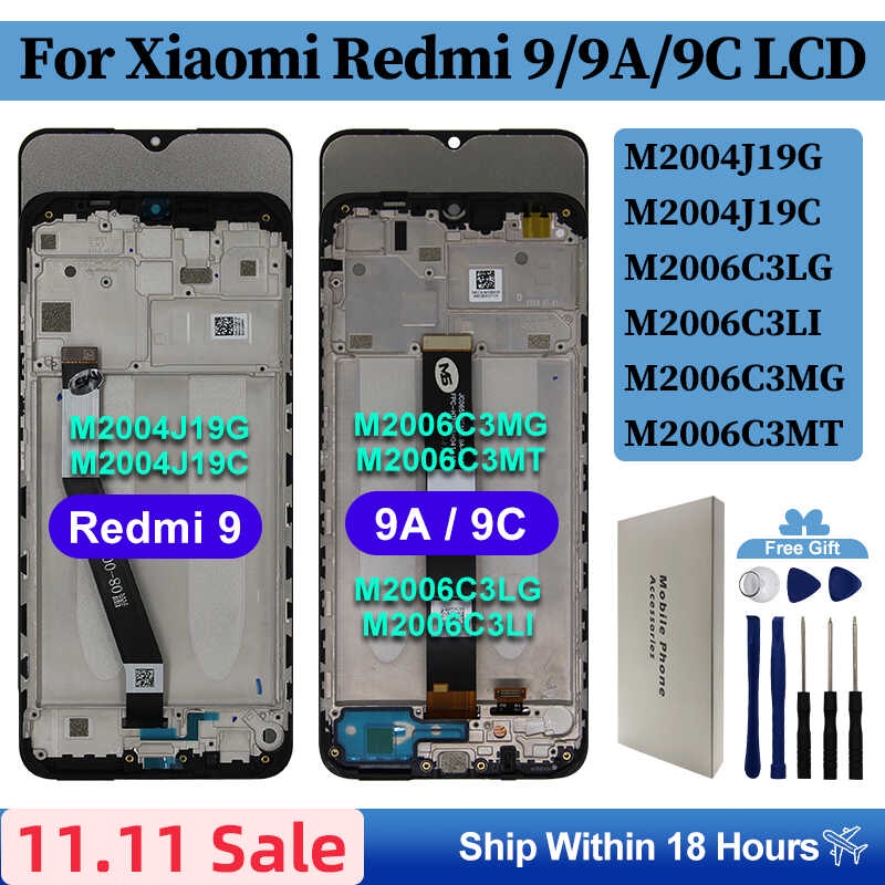 OEM Para sa Xiaomi Redmi 9 9A 9C LCD Display Touch Screen Digitizer ...