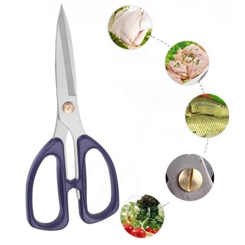 Kitchen Scissors Stainless Steel Multifunctional Fish Killing Scissors ...
