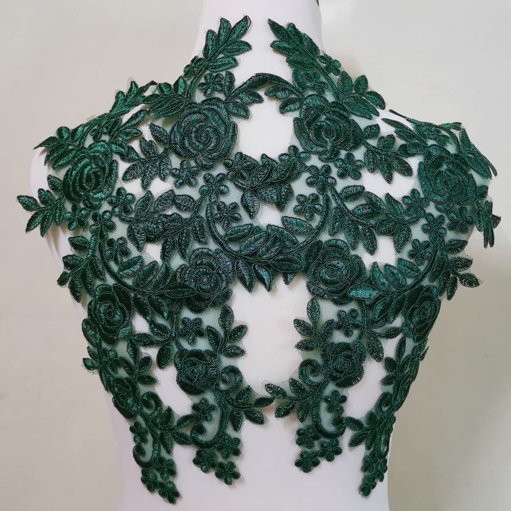 4Pcs Lace Flower Patch Applique Repair Wedding Dress Accessories DIY 36 ...