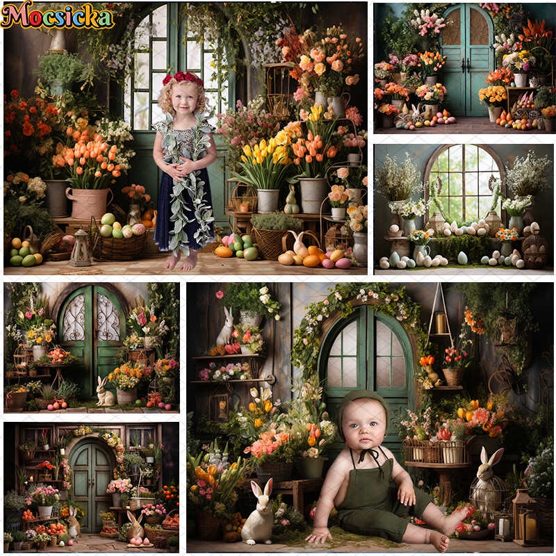 Mocsicka Spring Backdrop Photography Children Adult Portraits Easter ...