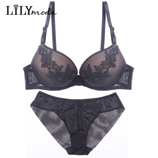 Bras Sets Brskbzda Black Sexy Intimate Transparent Lingerie Fancy