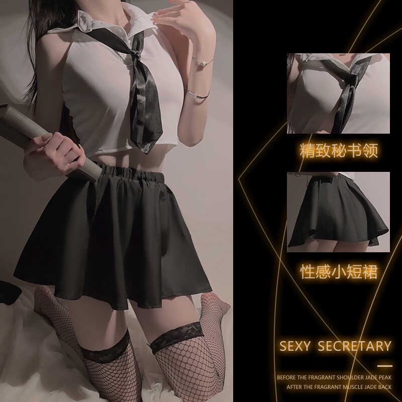 Cosplay Sexy Secretary Uniform Women Lingerie Roleplay Teacher Outfit ...