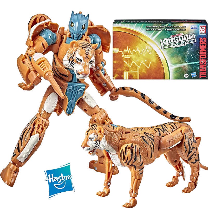 Hasbro Transformers Kingdom Mutant Tigatron Golden Disk Collection 12Cm