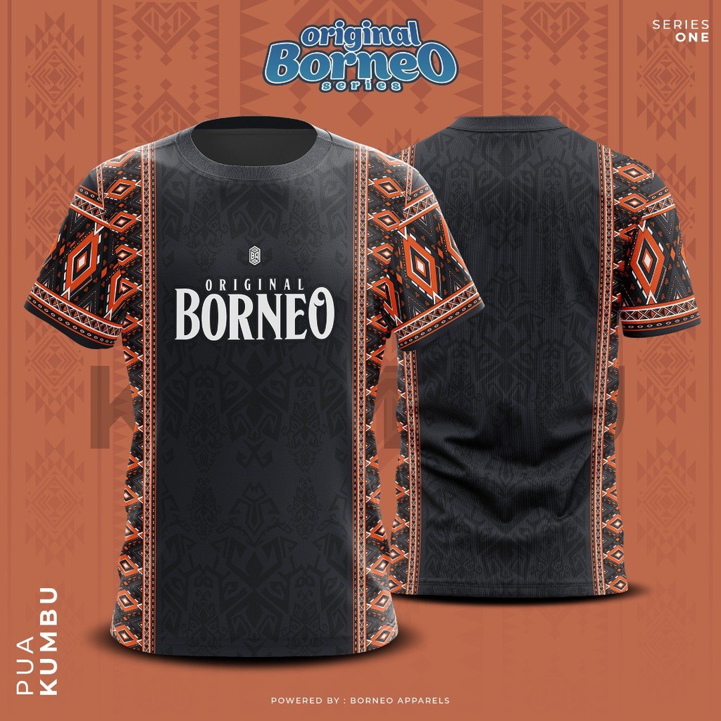 BUNGAI TERUNG ORIGINAL BORNEO SERIES ONE (JERSEY) T SHIRT [ READY STOCK ...