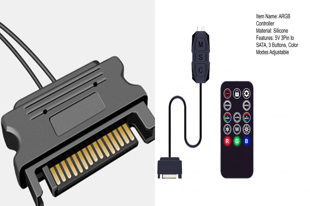 [calcutta] 5v 3pin Argb Controller Plug-and-play Argb Controller Rgb ...