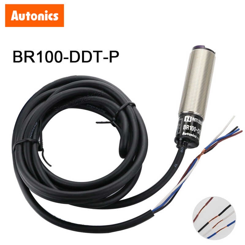 8 Autonics 1224Vdc Metal Photoelectric Switch 100Mm Photo Sensor Br100