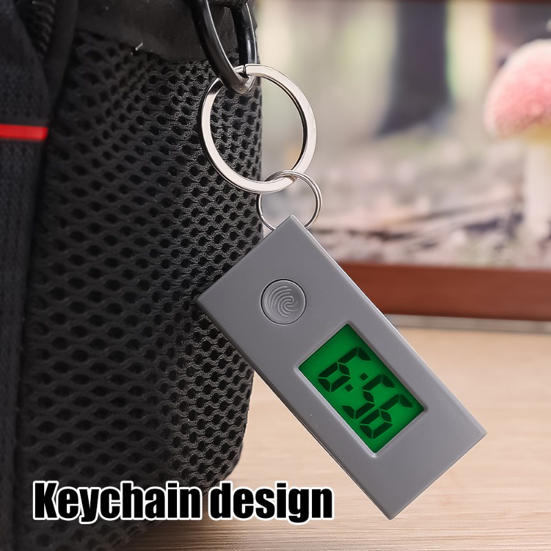 Backpack Hanging Keyring Pocket Clock / Portable Mini Electronic Clock ...