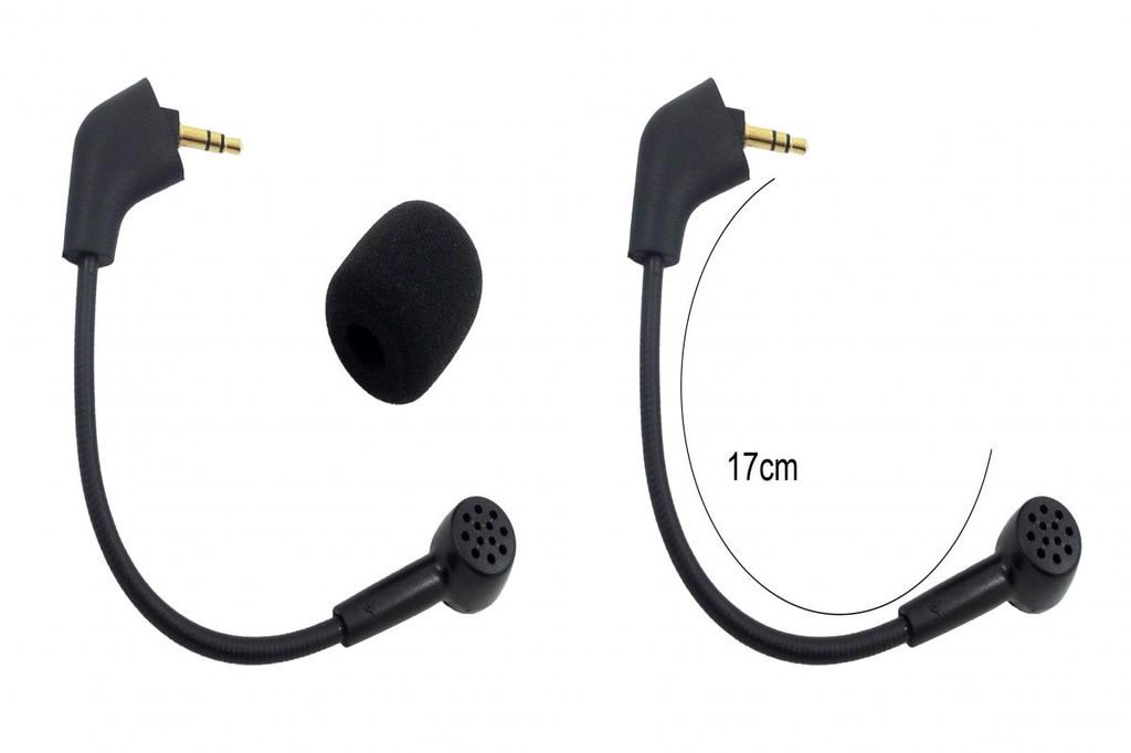 [ Xiapistore ] Compact Headset Mic 35MM Replacement Headphone
