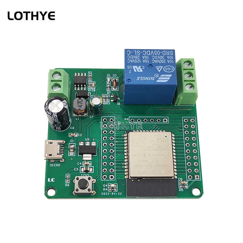 DC 7-60V Power Supply ESP32 Single Circuit Relay Module Wireless ...