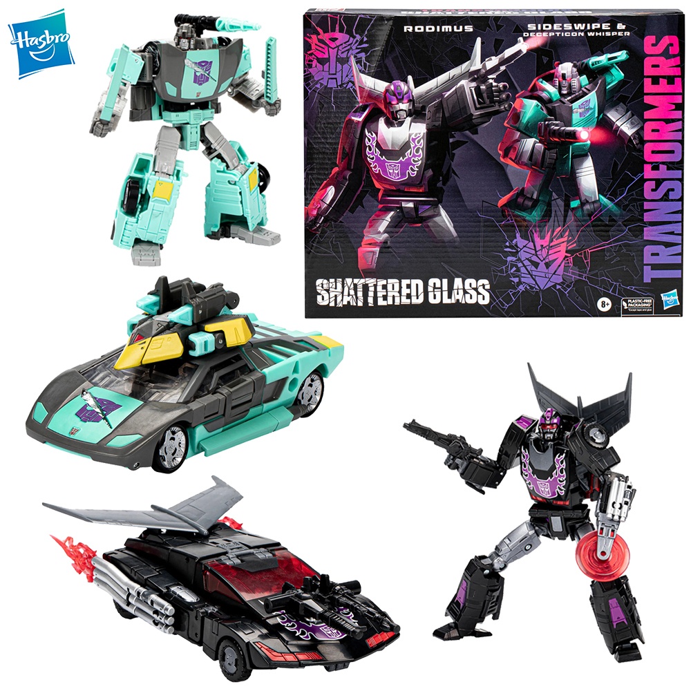 Hasbro Transformers Generations Shattered Glass Rodimus Sideswipe And Whisper Shopee Philippines