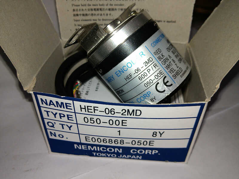 Japanese Internal Control Incremental Half air Spindle Encoder HEF-36-2 ...