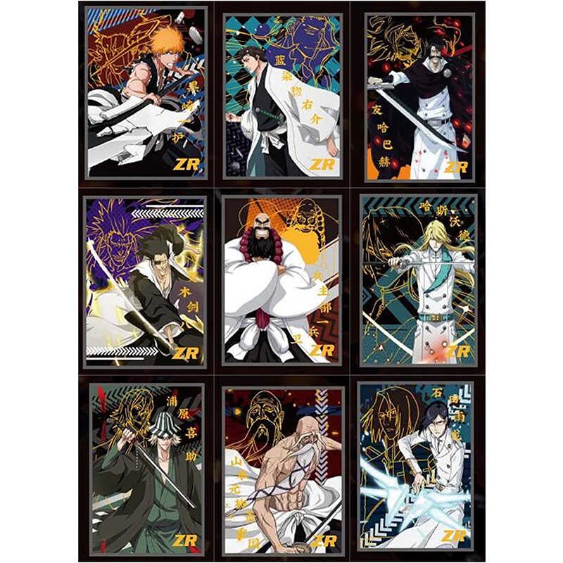 Anime BLEACH Kawaii ZR Flash Card Kurosaki Ichigo Aizen Sousuke Urahara ...