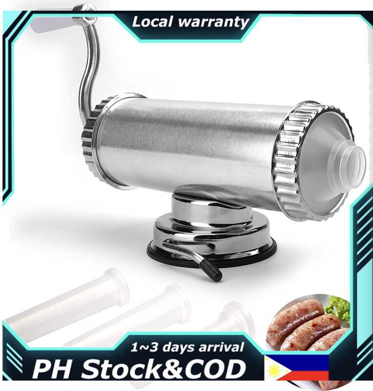 2 LBS/6LBS Sausage Stuffer Horizontal Kitchen Stuffing Maker