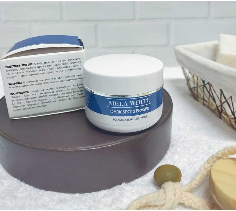 MELA WHITE DARK SPOTS ERASER CREAM MELASMA/PEKAS/ACNE MARKS Shopee