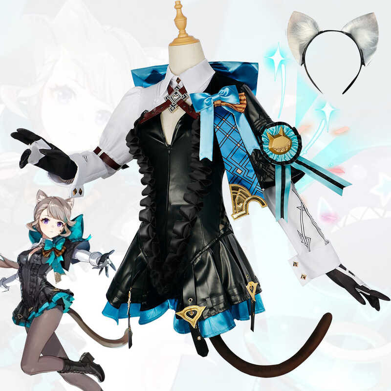 Linnette cosplay Genshin Impact Fengdan Gemini Game Costume anime ...