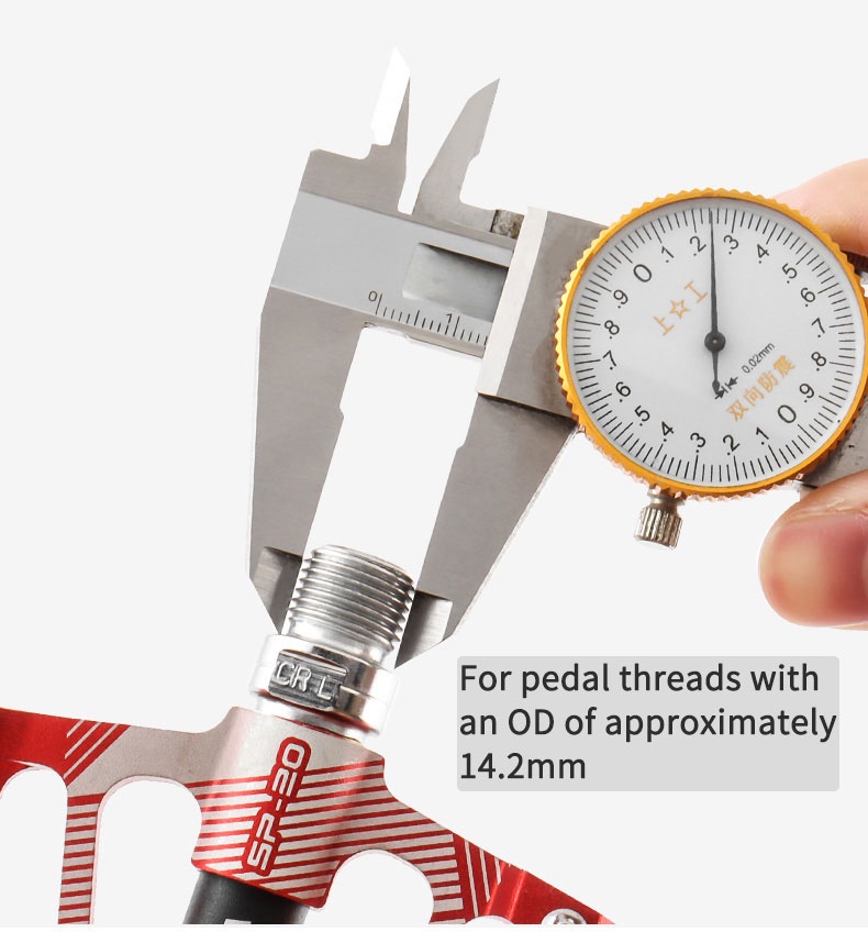 MUQZI 1 Pair Pedal Thread Tap 9/16 x 20 Thread Tap HSS Bike Left And ...