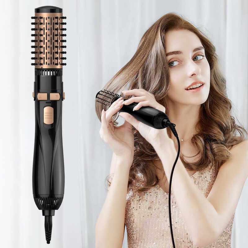New Hair Dryers Brushes Auto-Rotating Hot Air Blow Dryer Brush 5 In 1 ...