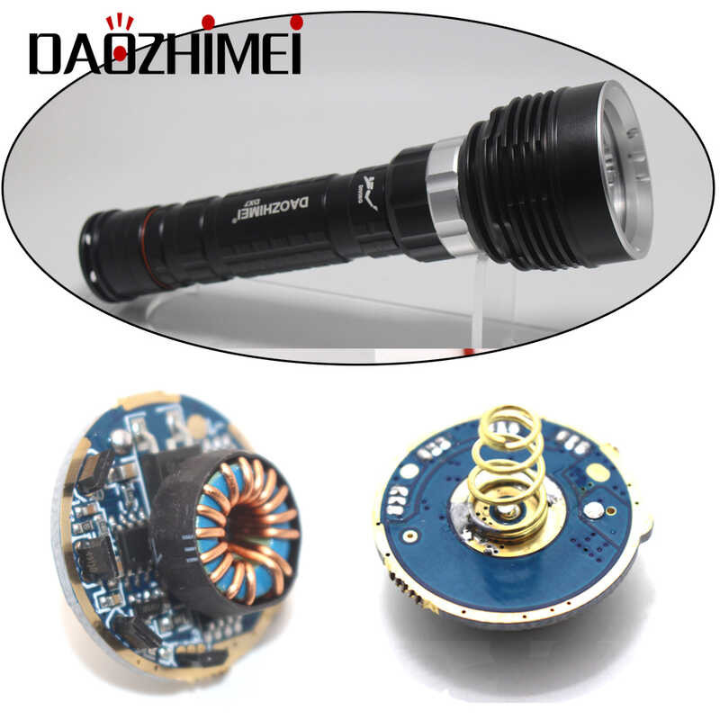 DX7 Diving Flashlight Driver Circuit board 3 modes - Magnetic control ...