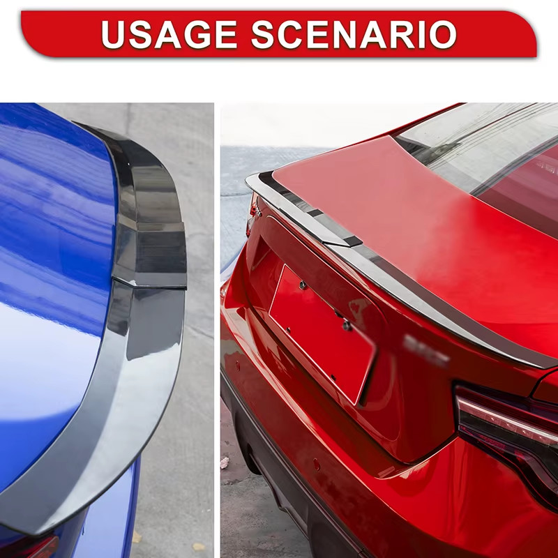 Universal Car Adjustable Trunk Tail Rear Wing Spoiler Car Body Kit ...