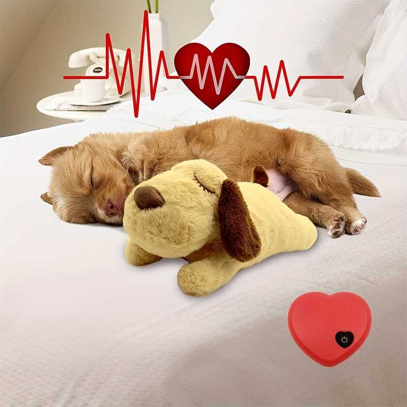 Cuddle Up Pup Plush Heartbeat Dog Ang Perfect Chew Toy Para Sa Iyong