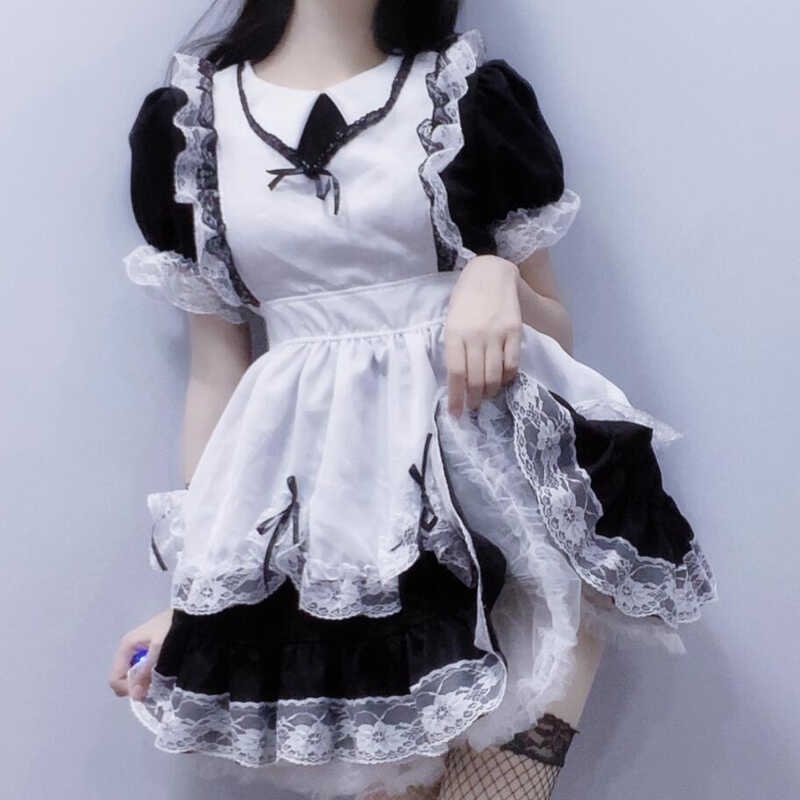 Bagong 2023 Japanese Style Black And White Maid Costume Maid Outfits ...