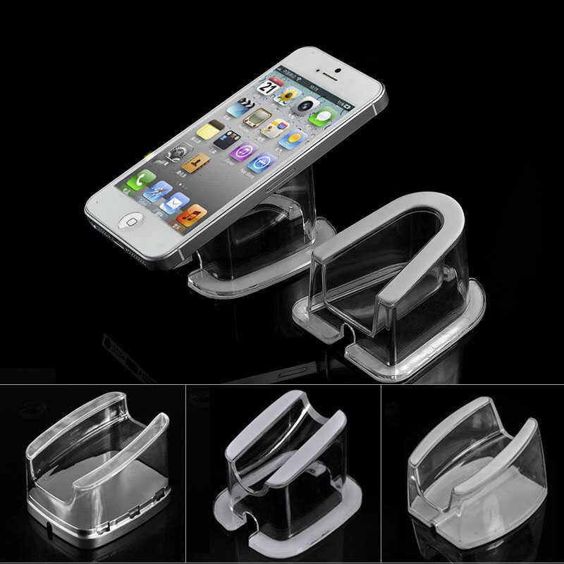 Mobile phone tray anti-theft display stand charging base horseshoe ...