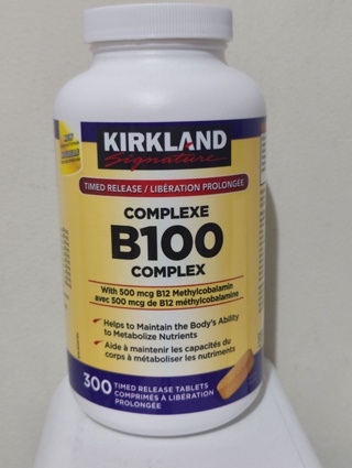 Kirkland Signature Timed Release B100 Complex, 300 Tablets