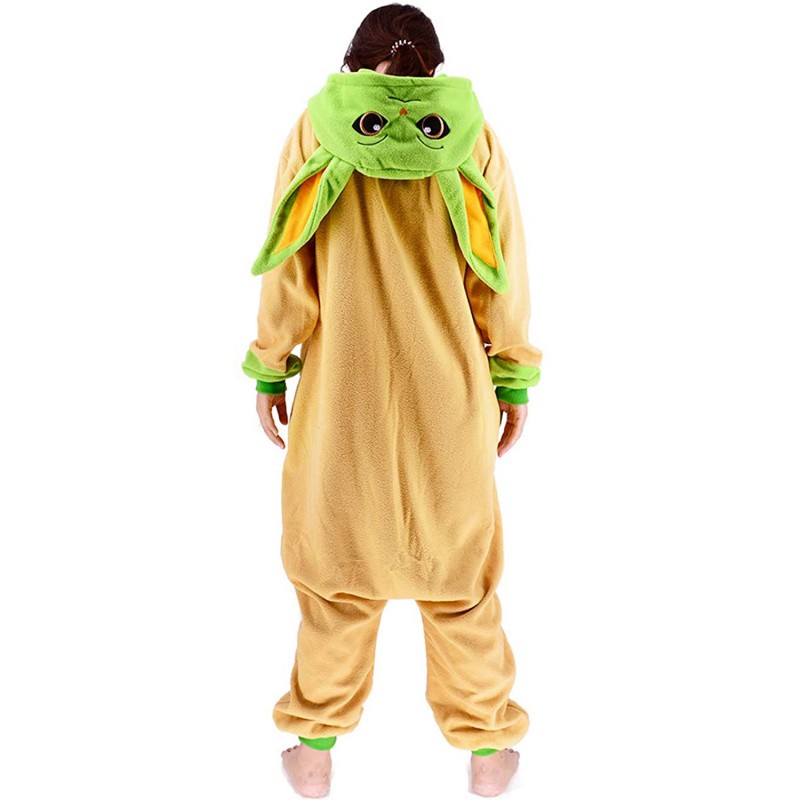 Christmas Halloween Animal Kigurumi Anime Cosplay Costumes Cute Yoda Cartoon Onesies Women Men Flannel Pajamas For Adults Kids Shopee Philippines
