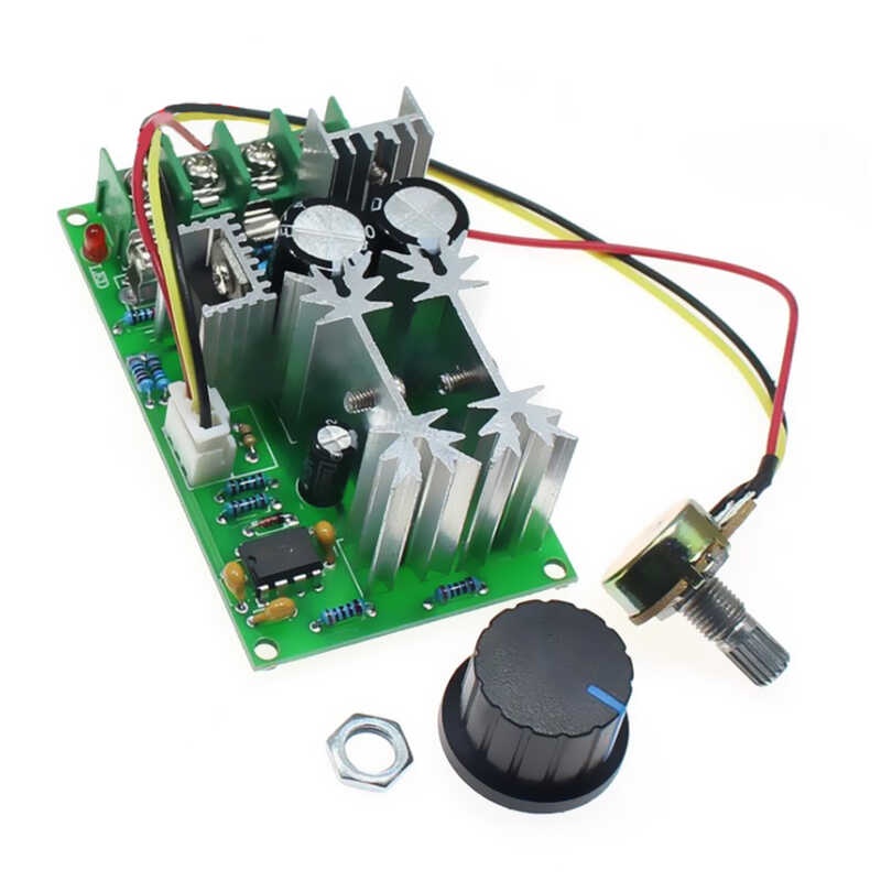 DC 10-60V 0-20A DC Motor Speed Regulator 25KHz Max 1200W High Power ...