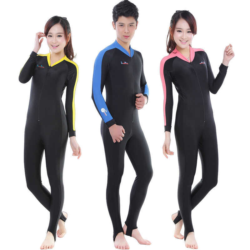 Lalaki Kababaihan Isang Piece Lycra Snorkeling Suit Rashguard Buong ...