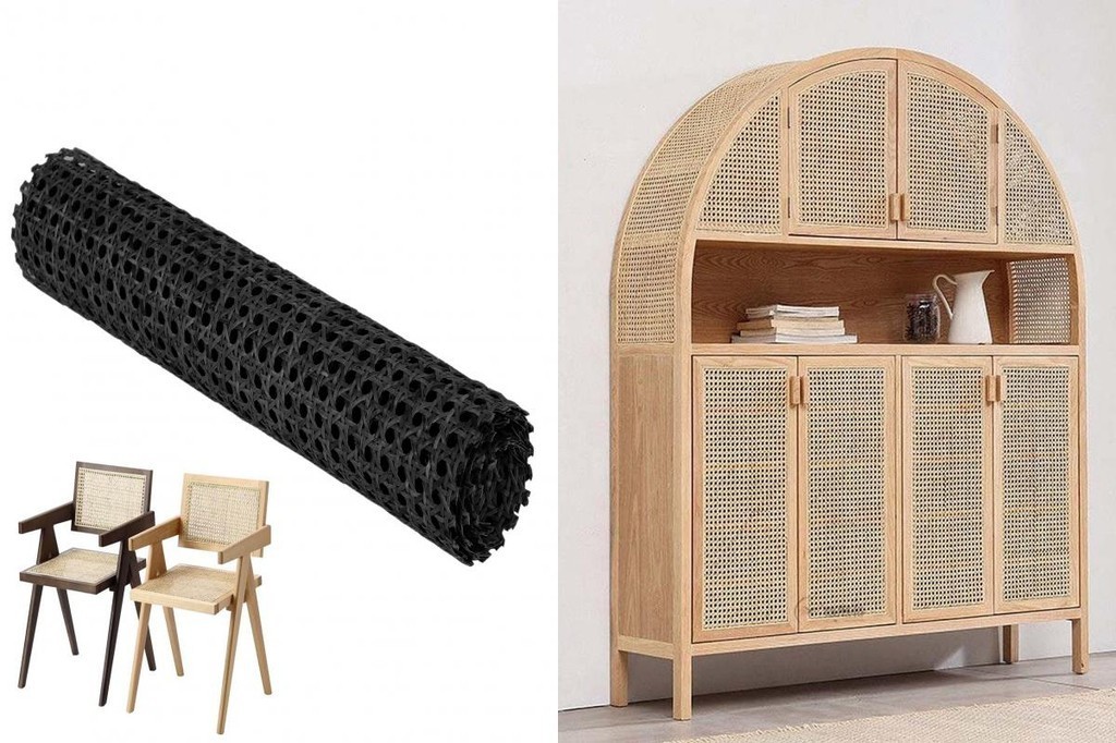 yakhsu| Diy Rattan Webbing Diy Faux Cane Webbing for Furniture and ...