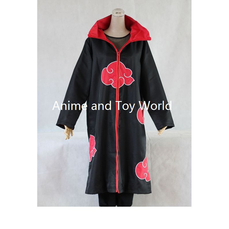 Naruto Costume Akatsuki Cloak Cosplay Sasuke Uchiha Cape Cosplay Itachi Cosplay Costume Robe