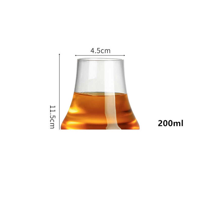 ∠ Whisky Tasting Glass Tulip Shaped Crystal Special Brandy Snifters