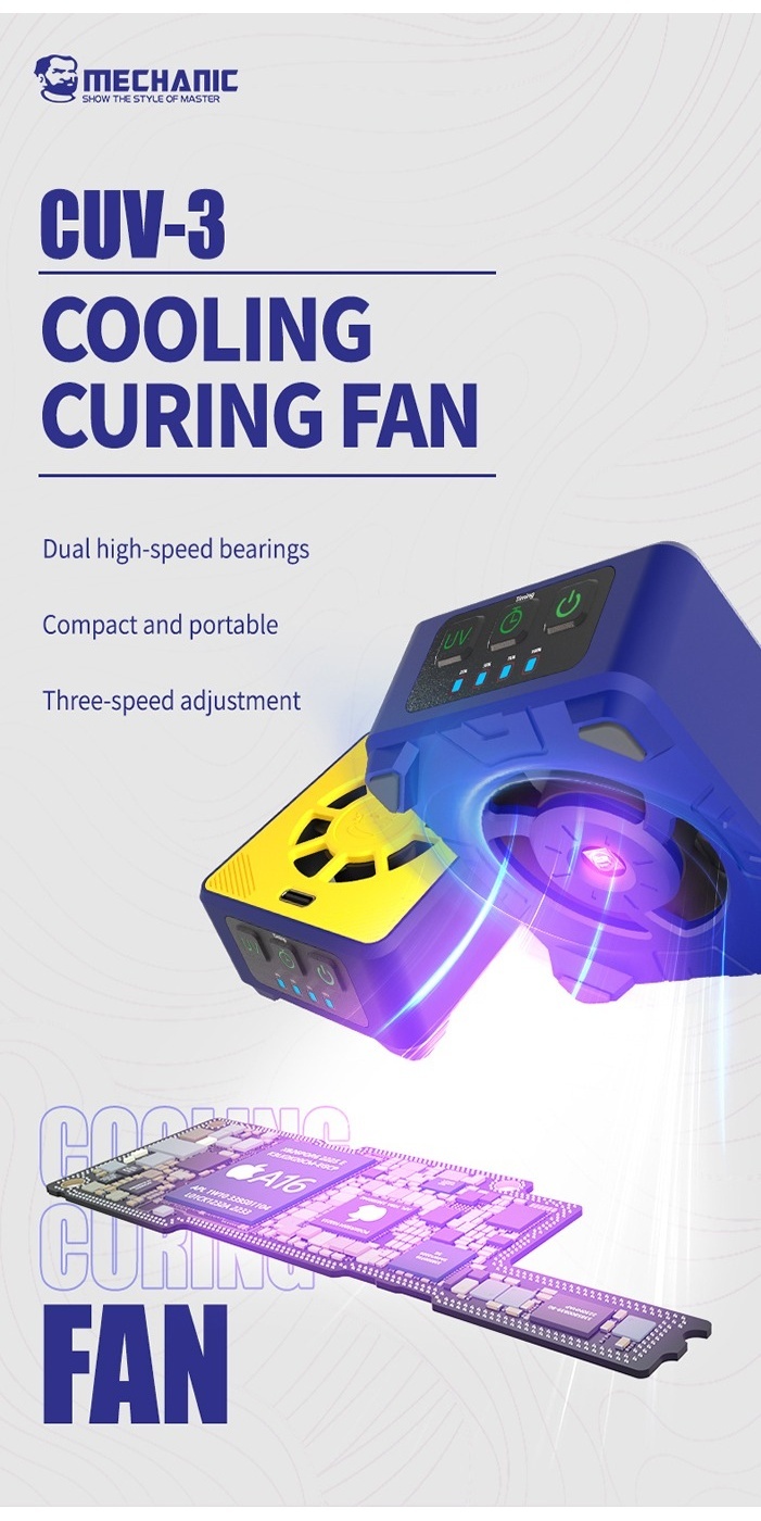 MECHANIC CUV-3 Cooling and Curing Fan Smoke Extraction For Motherboard ...