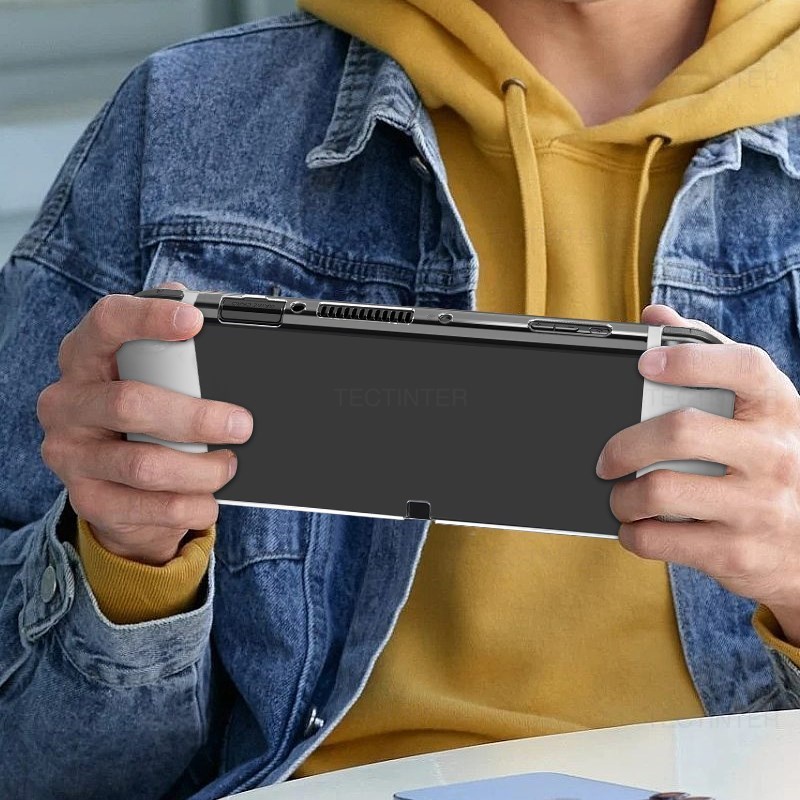 Transparent TPU Protective Shell Case For Nintendo Switch OLED Console ...