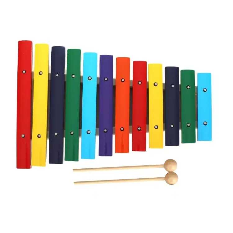 Biglang Kulay Ng Rainbow Kahoy Montessori Laruan Xylophone Kahoy Para ...