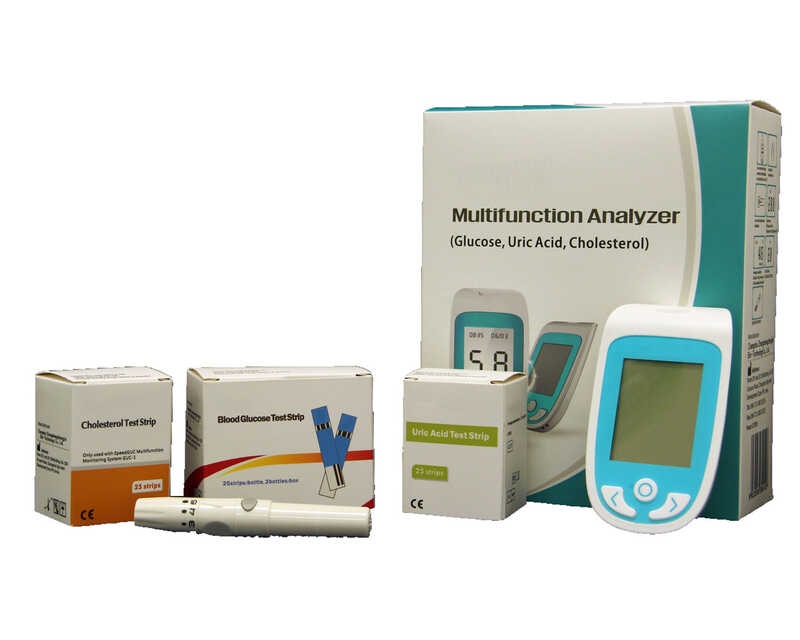 Multi Function Meter Home Gamitin 3 Sa 1 Cholesterol Blood Glucose