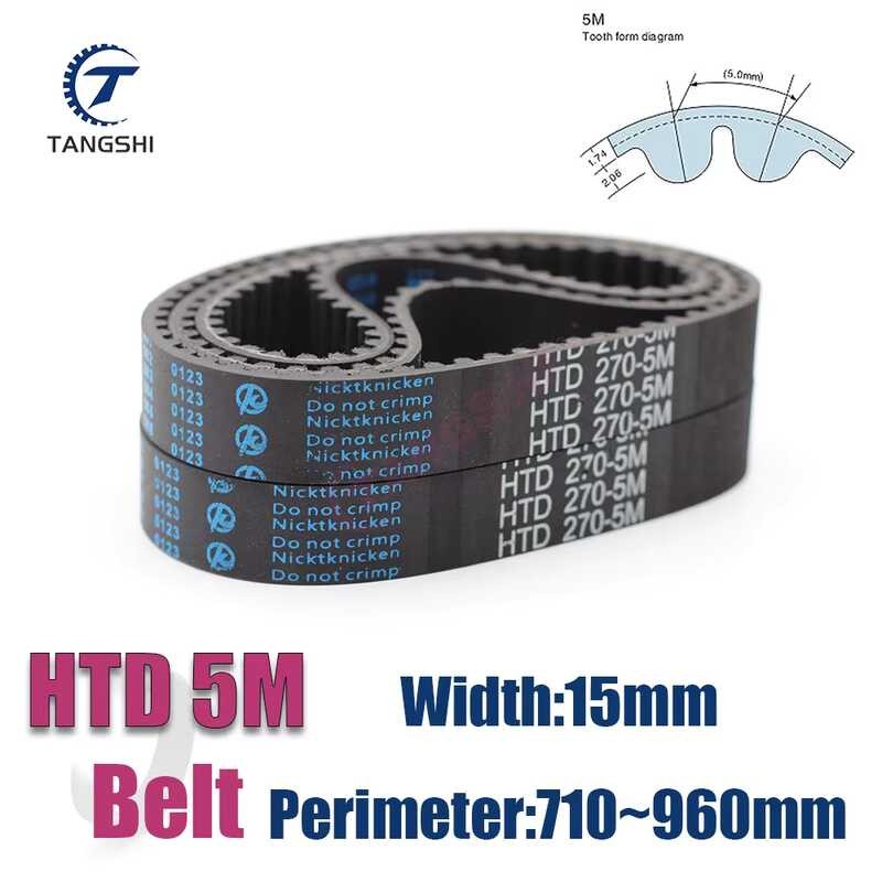 20mm Width HTD 5M 5mm Pitch Rubber Timing Belt Closed Loop For CNC, 3D Printer | UK - View #2