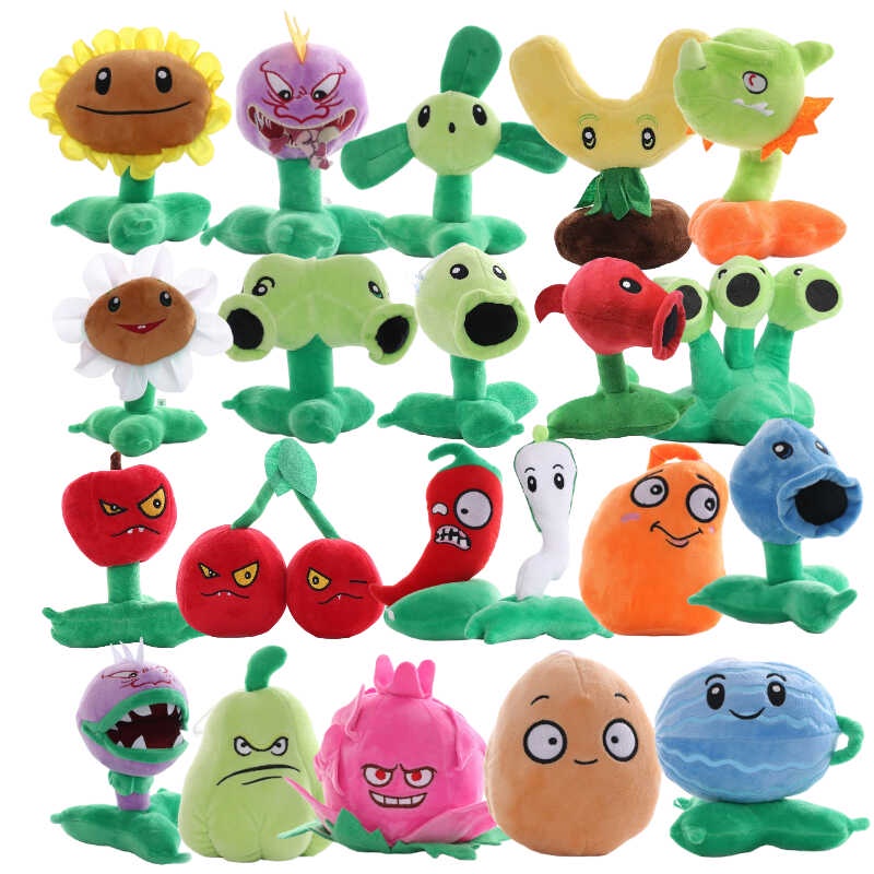 15 20cm Plants Vs Zombies 2 Toy Peashooter Timothy Suower Plush Toys