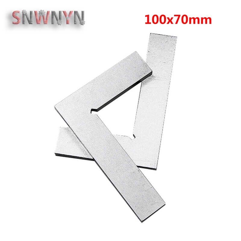 1pcs 100x70mm Bladed 90 Degree Angle Subukan ang Square Ruler Flat ...