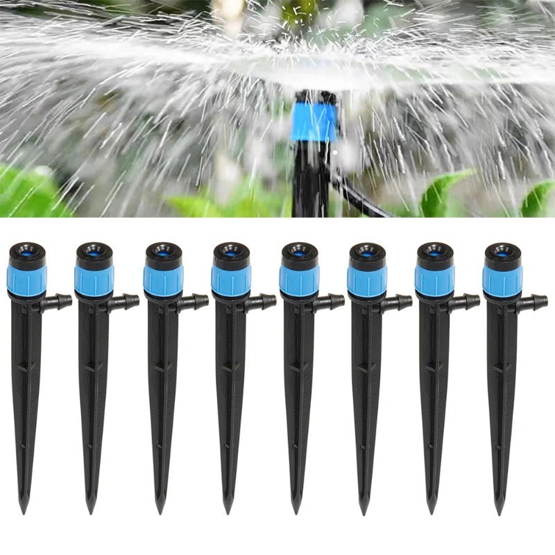 Irrigation Dripper - Garden Water Irrigation System - Adjustable 360 ...