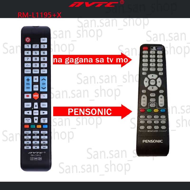 Universal Remote Control Para Sa Pensonic Led TV | Shopee Philippines