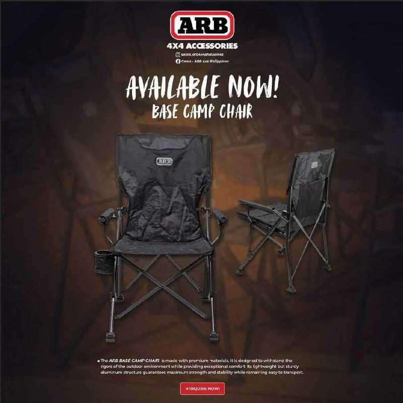 ARB BASE CAMP CHAIR (BLACK) | Shopee Philippines